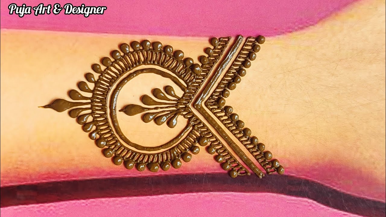 New Stylish Front Hand Mehndi Design| Easy & Simple Mehndi for Beginners|