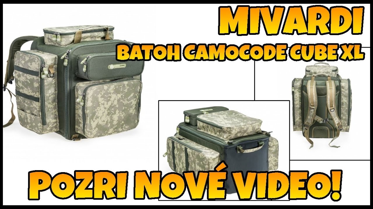 MIVARDI BATOH CAMOCODE CUBE XL│Majo Syro, rybárske potreby RybárZV│HD