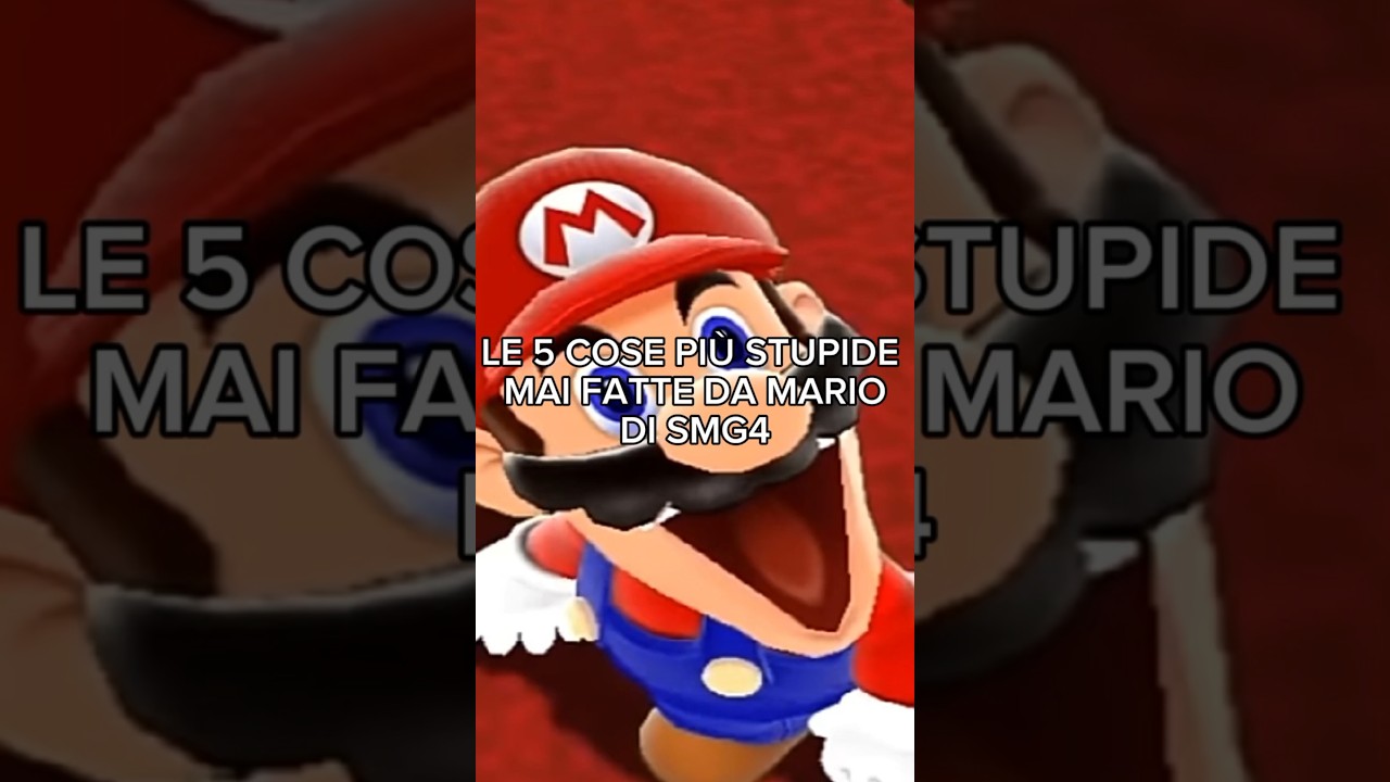 Le 5 cose pi&ugrave; stupide mai fatte da Mario di SMG4