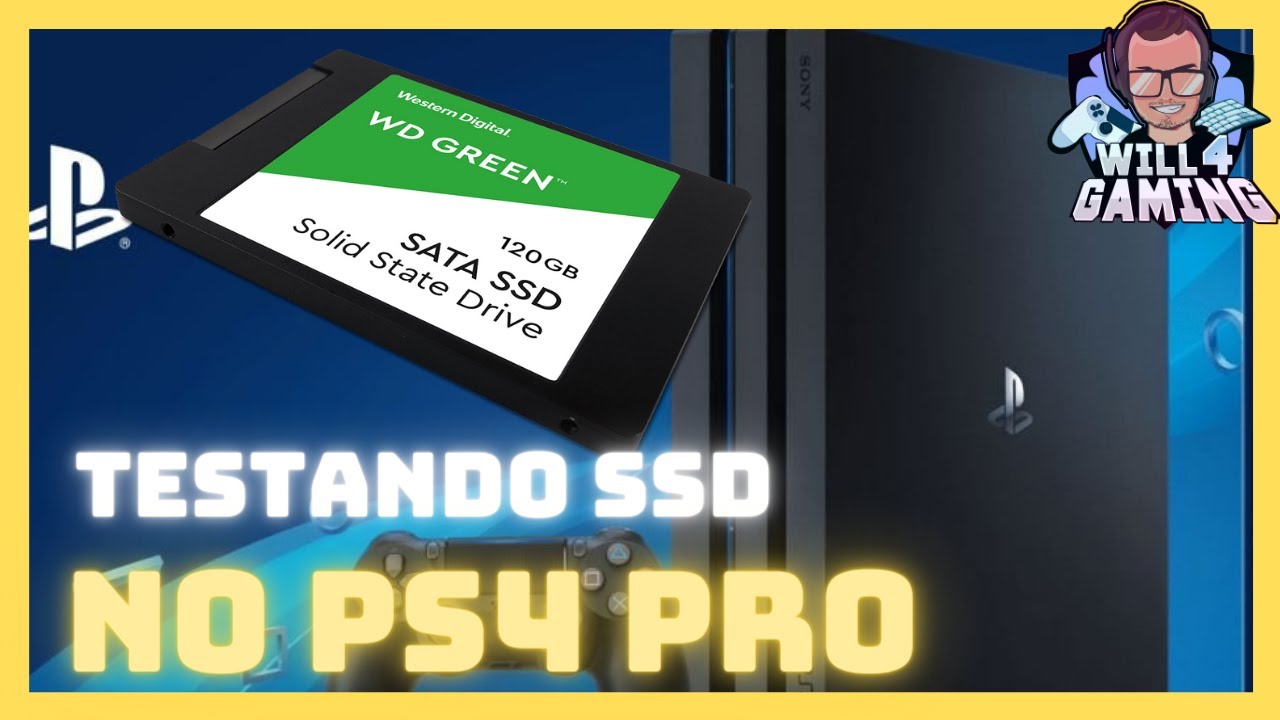 Testando SSD no meu PS4 PRO 
