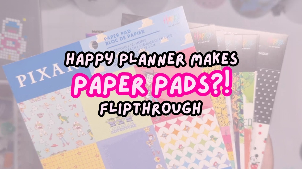 Я и не знала этого о Happy Planner! | Обзор бумажных блоков