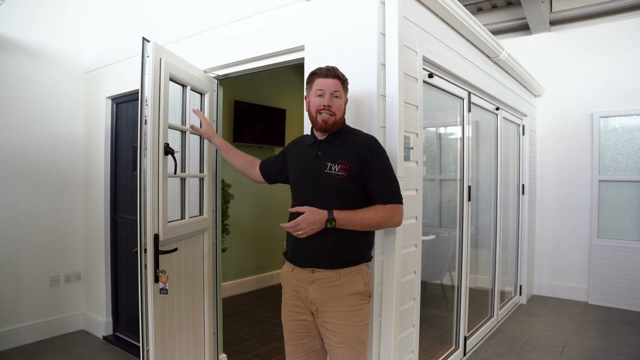 Tilt & Turn Stable Door in White