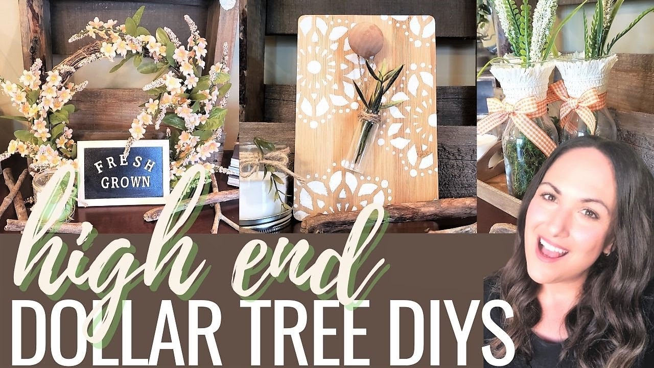 🍑 DOLLAR TREE HIGH END Home Decor DIYS | SPRING & SUMMER DECOR DIYS | 2021