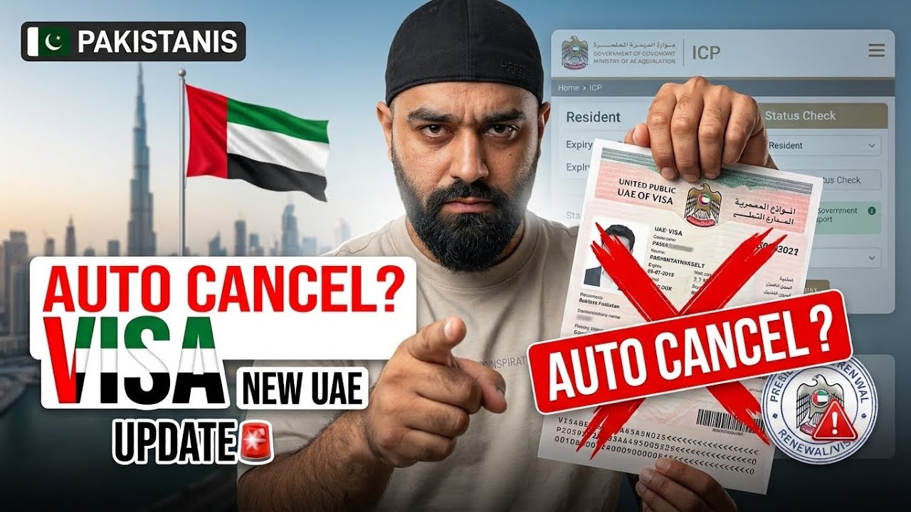 🇦🇪 UAE Visa AUTO CANCEL & Renewal Update | Important / URGENT 🚨 News for Pakistanis 🇵🇰
