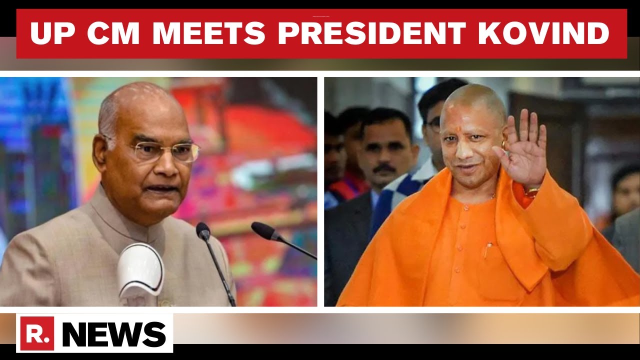 Uttar Pradesh CM Yogi Adityanath Meets President Ram Nath Kovind At Rashtrapati Bhavan