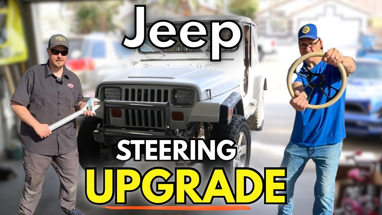 Dad's Jeep Steering COMPLETELY Shot - Full Overhaul! Part 2