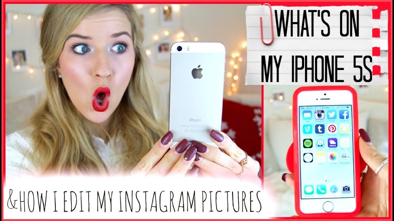Что на моем iPhone 5s и как я редактирую свои посты в Instagram