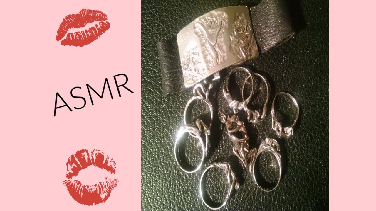 ASMR Jewelry Cleaning ✨💤💍 Whispering Gum Chewing Soothing Mouth Sounds