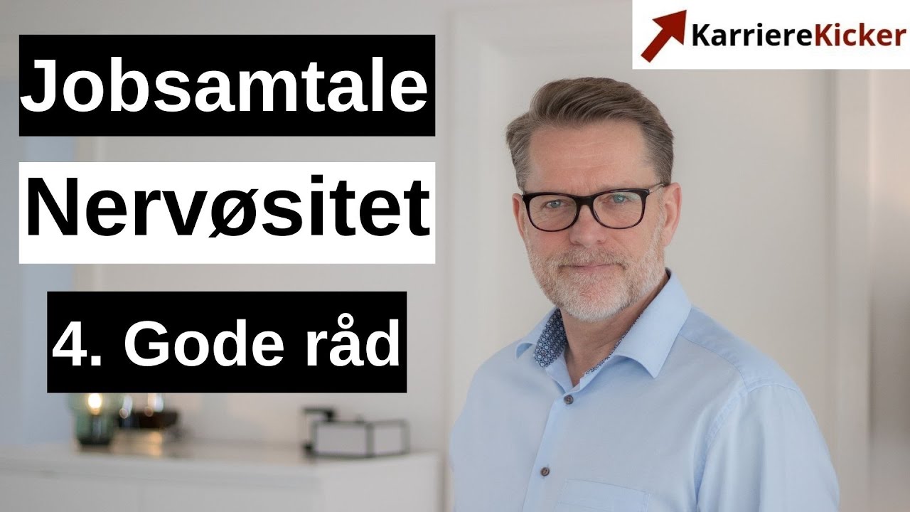 Nervøs for jobsamtalen? 🫣4 tricks, der fjerner nervøsiteten!💪