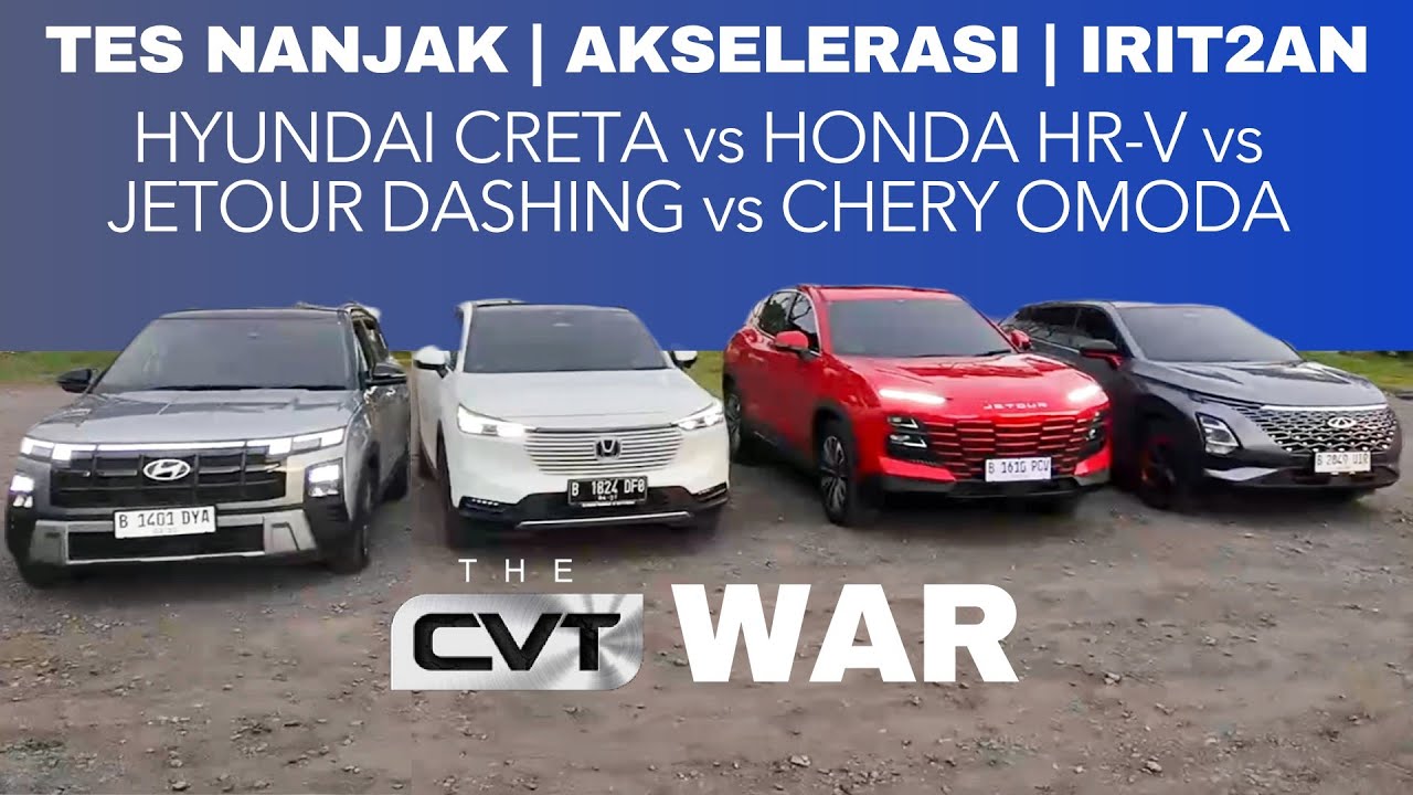 HR-V GAGAL NANJAK? | CVT WAR: HYUNDAI CRETA VS HONDA HR-V VS JETOUR DASHING VS CHERY OMODA