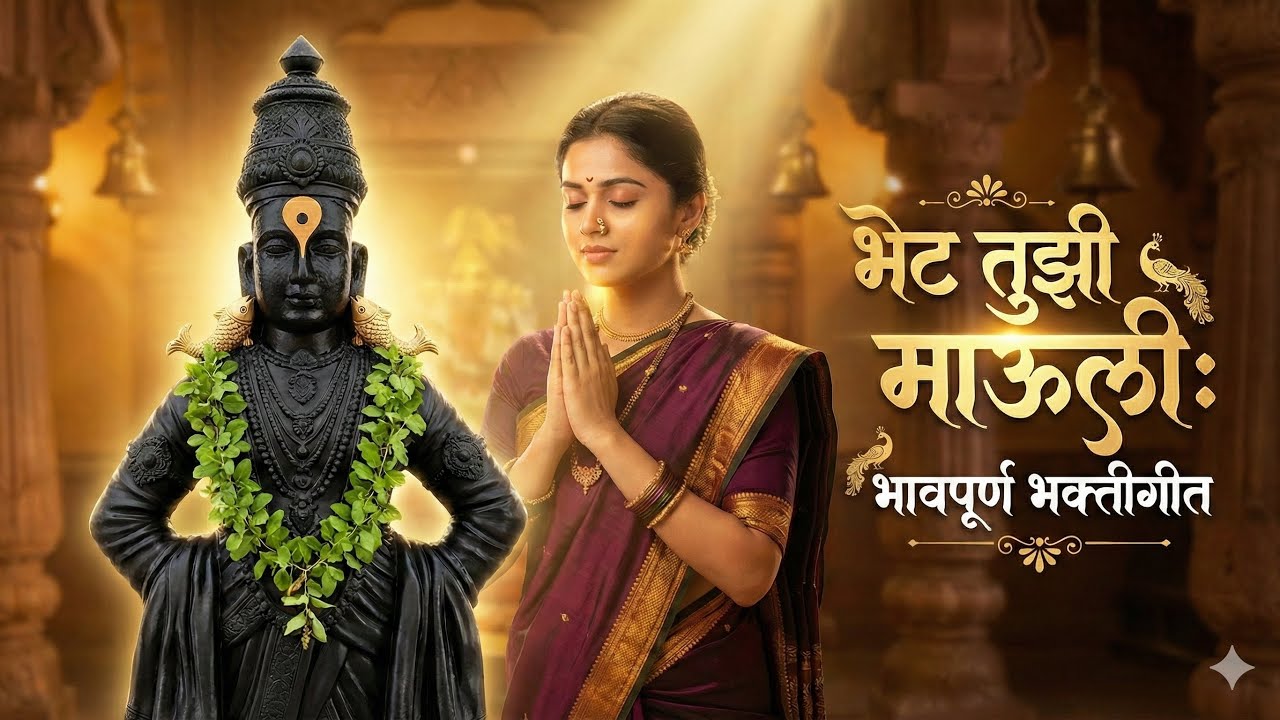 जगातील सर्वात शांत विठ्ठल गीत | Bhet Tujhi Mauli | Marathi Abhang