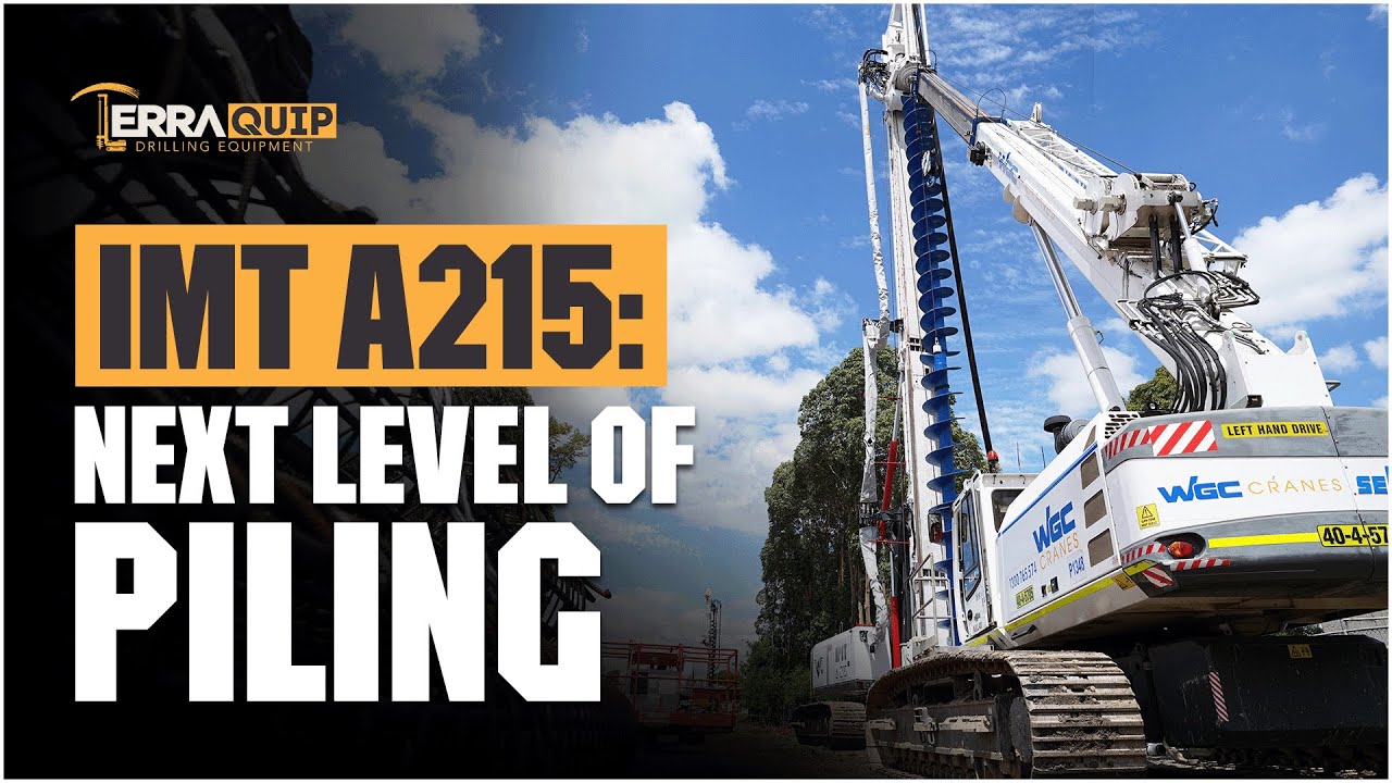 IMT A215 CFA - Next level of piling and drone flying