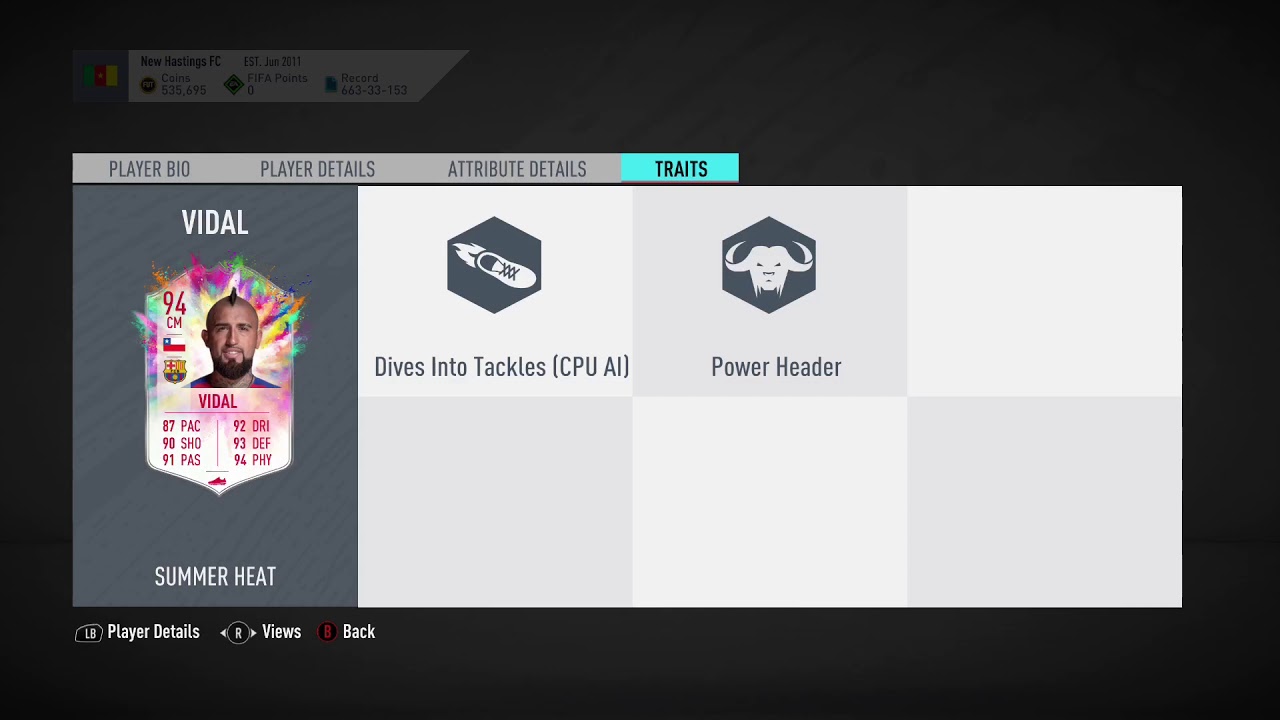 94 Arturo Vidal Summer Heat SBC FIFA 20