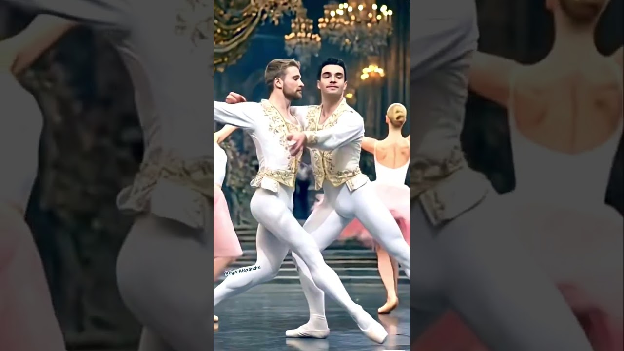MALE BALLET DANCERS IN LOVE -  COFL  #shorts #balletdancers #maledancers #music #romance #love #ai