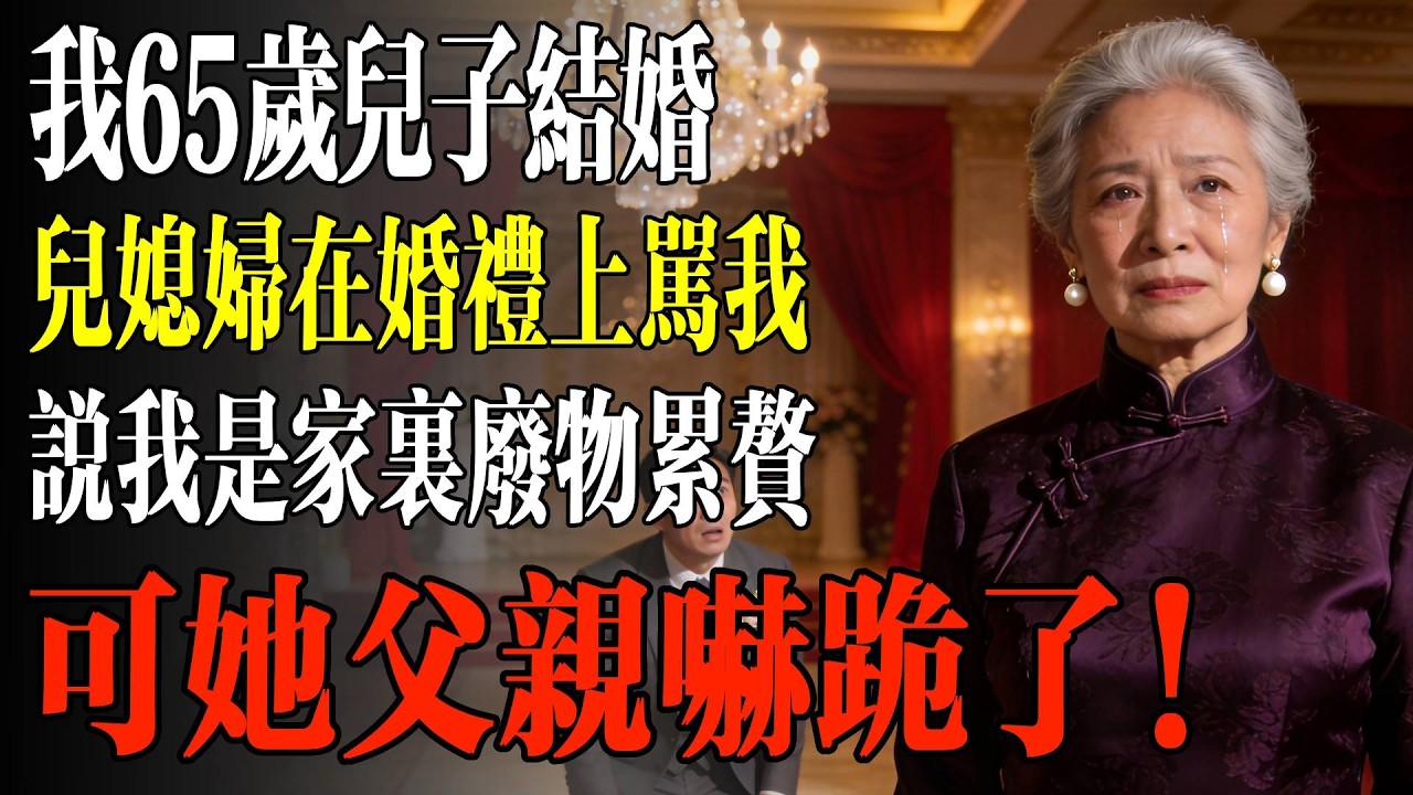 我65歲兒子結婚，兒媳婦在婚禮上罵我，說我是家裏廢物累贅，可她父親嚇跪了！#幸福 #人生 #故事 #老年 #退休後 #情感 #人生感悟 #養生 #哲理 #老年生活