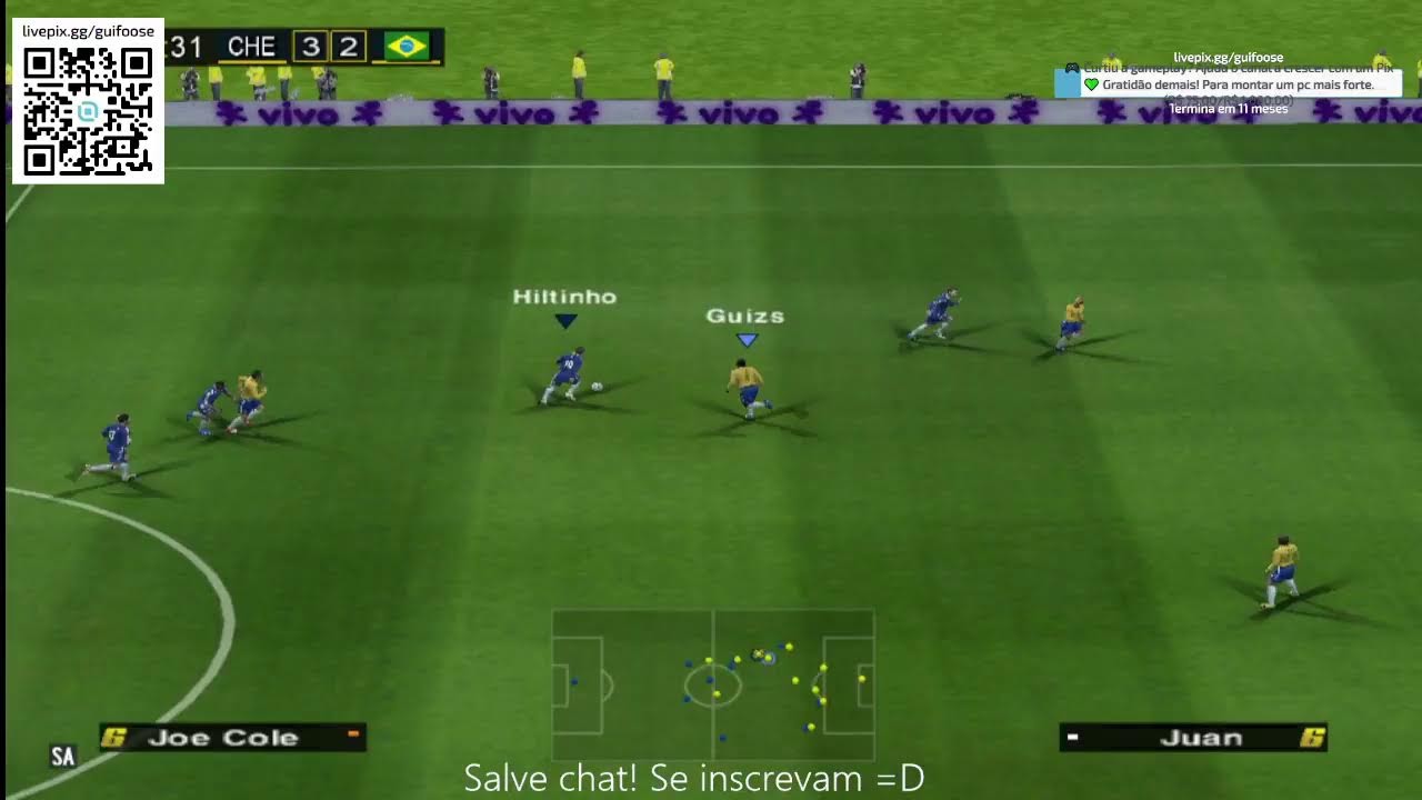 PES6ONLINE DE PS2 NO PC!