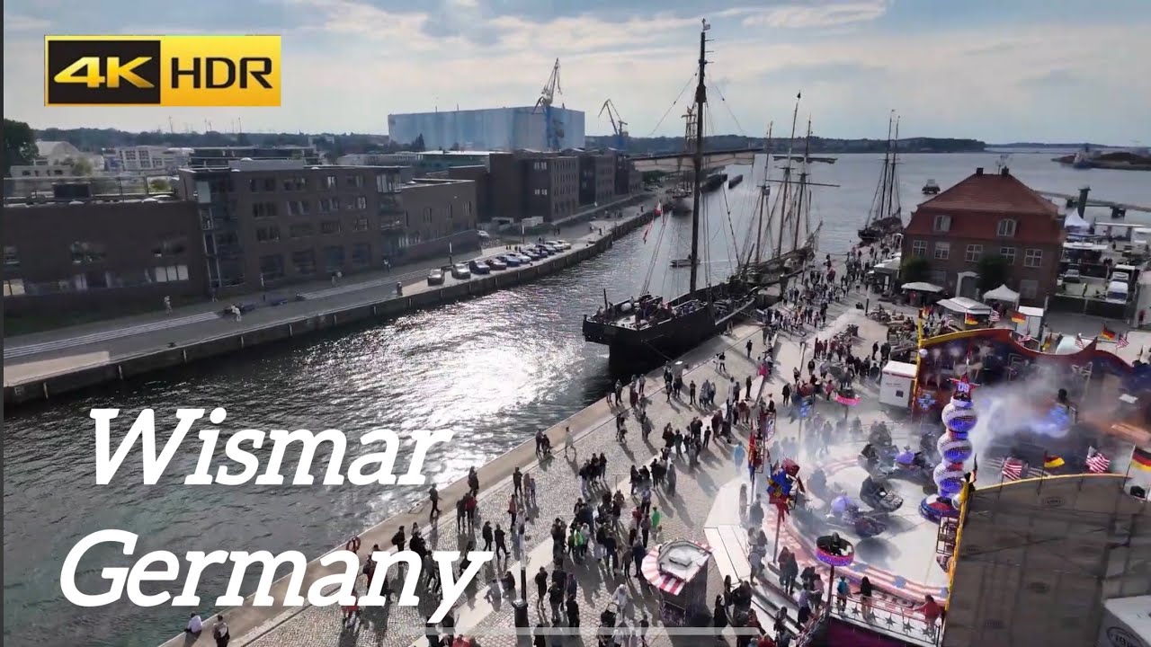Exploring Wismar: Germany's Most Underrated Town- WALKING TOUR 2024  🌞| 4K 60fps |