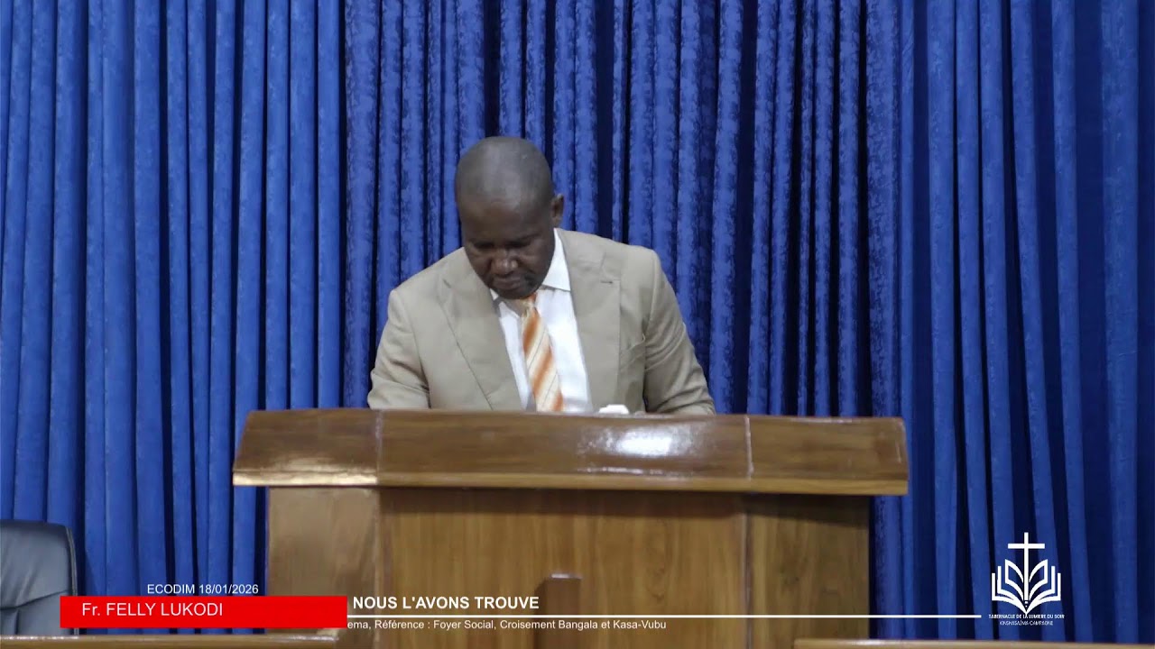 ECODIM 18/01/2026 | NOUS L'AVONS TROUVE | Fr. Felly LUKODI