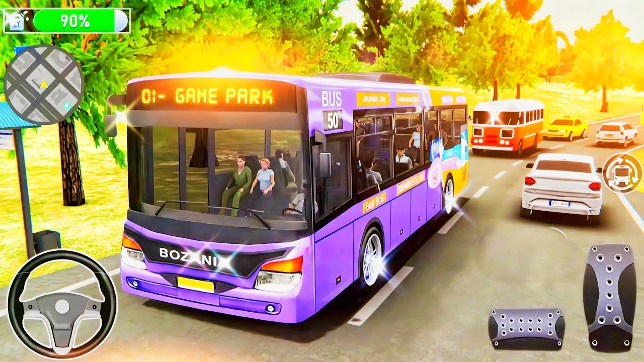 Bus Simulator Game : 3D Android Bus Game - New Open World Experience 2026 - More Realistic Bus Game 