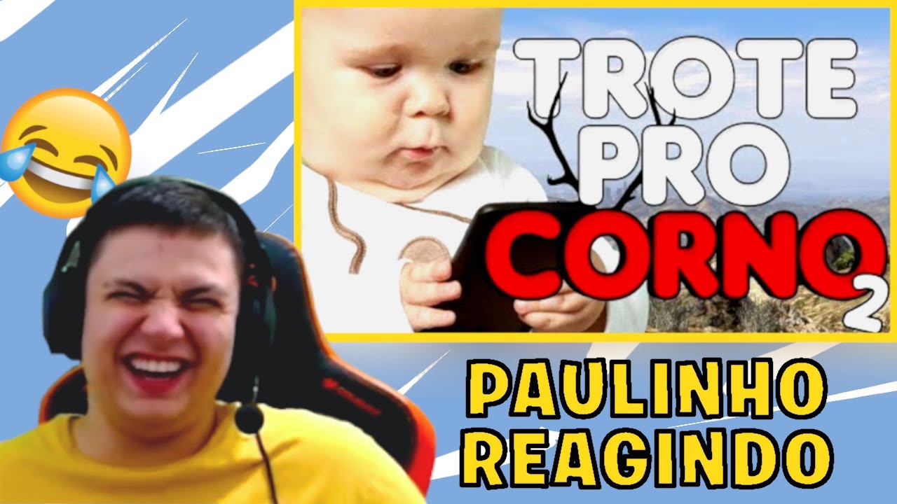 PAULINHO O LOKO REAGINDO AO SEU VÍDEO PASSANDO TROTE