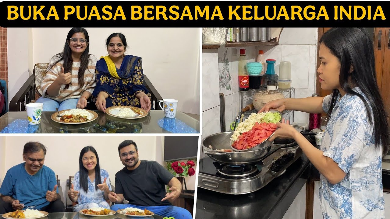 MASAK CAPCAY BUAT BUKA PUASA DENGAN KELUARGA INDIA
