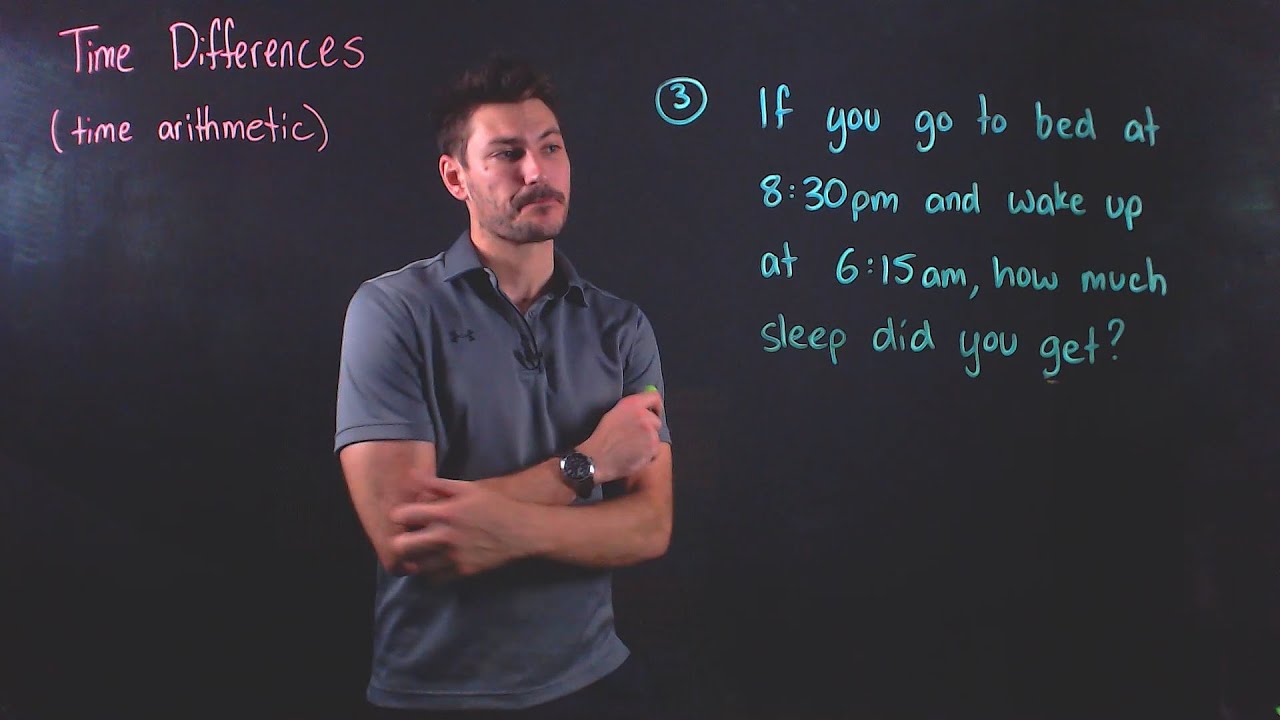 How to solve problems involving time