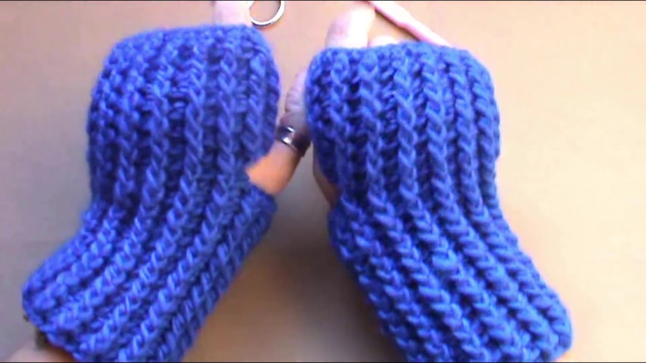 MITONES FÁCILES A CROCHET