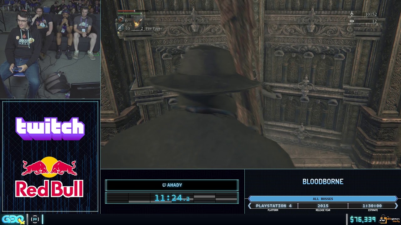 Bloodborne by Ahady in 1:17:24 - GDQx 2019