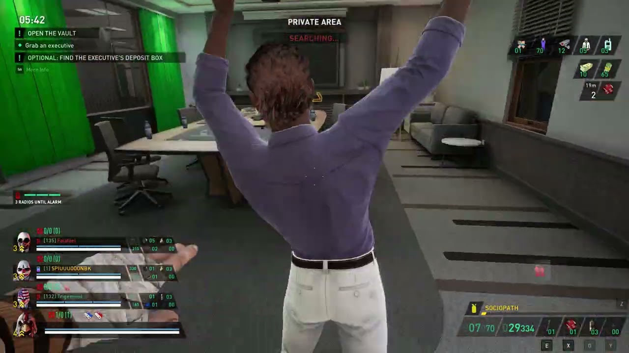 Sneaking in and fighting our way out