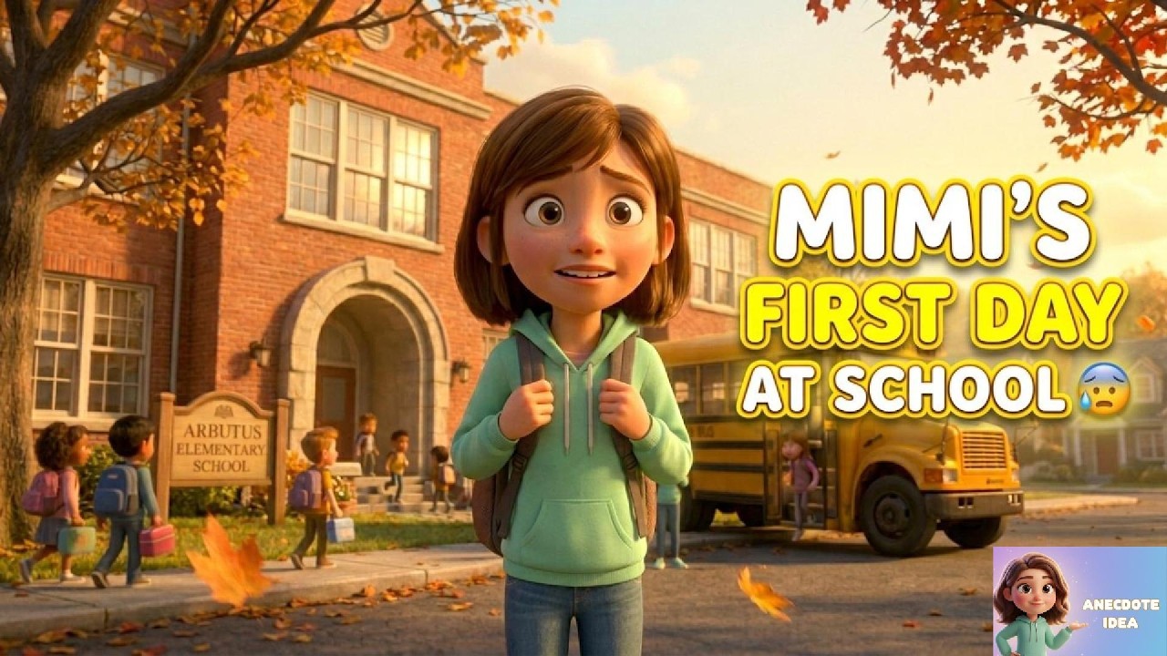 Mimi’s First Day at School |First Day of School Story for Kids | Mimi Episode 2 @Anecdoteidea