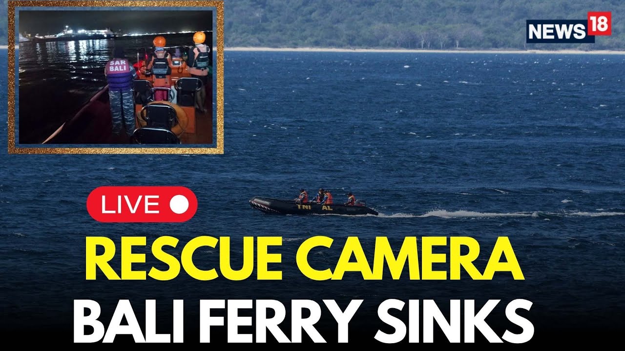 Bali Ferry Accident LIVE | Rescuers Search For Survivors After Ferry Sinking Near Bali | N18G