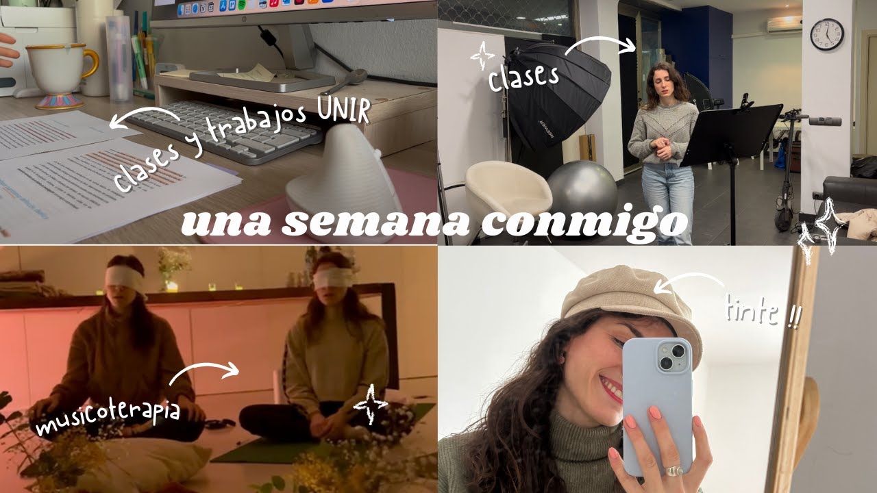 ✨ vlog como estudiante en UNIR: trabajo, clases, arte, musicoterapia