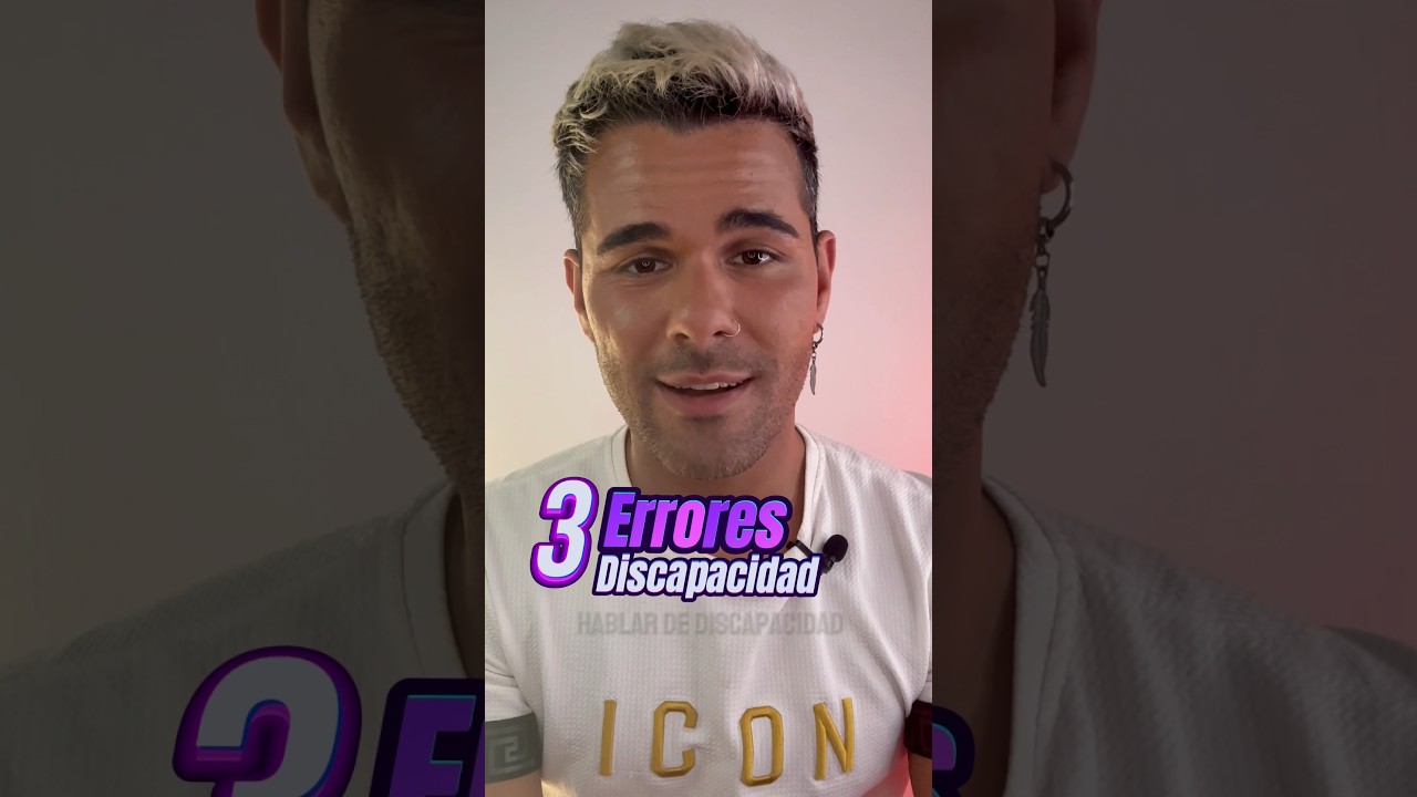 Tres. Errores muy comunes sobre discapacidad. #discapacidad #enriquebernabeu #diversidad ￼