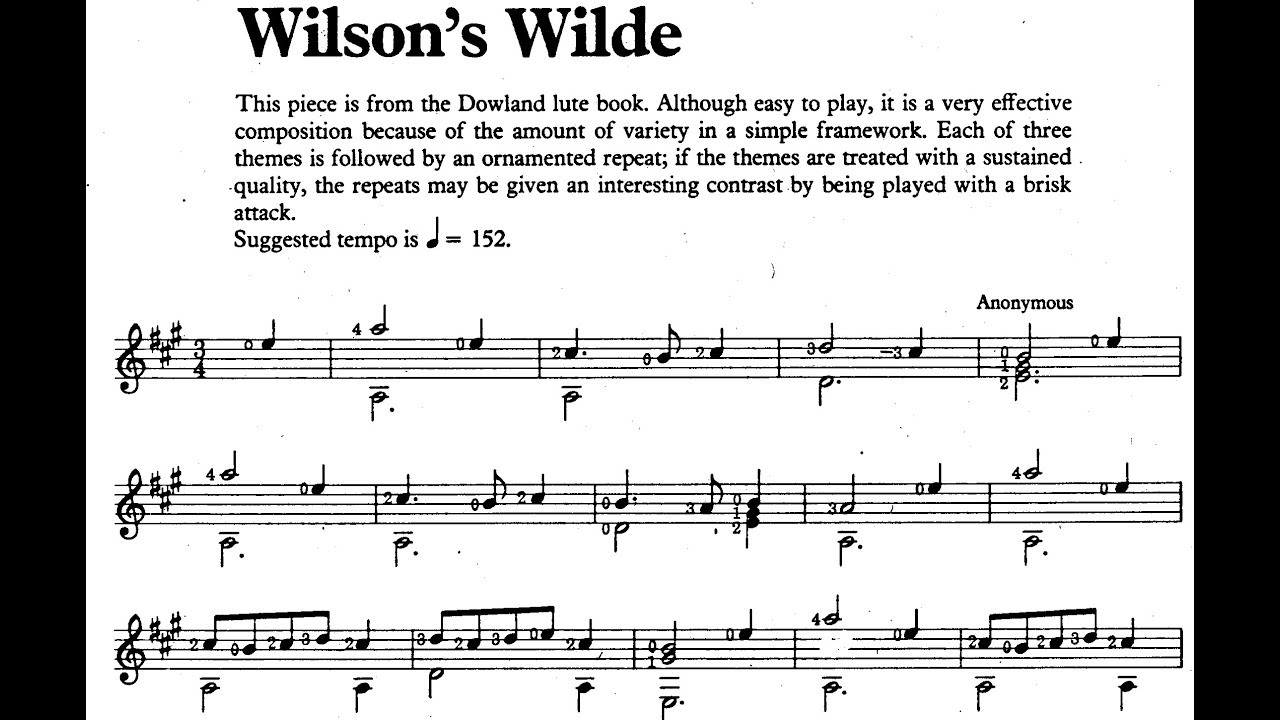 Wilson Wilde - Anonymous