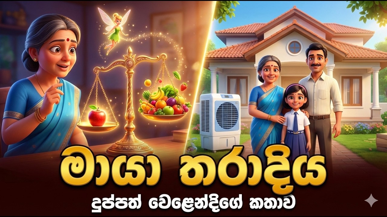 මායා තරාදිය – Sinhala Cartoon | Sinhala Lama Kathandara | Moral Story