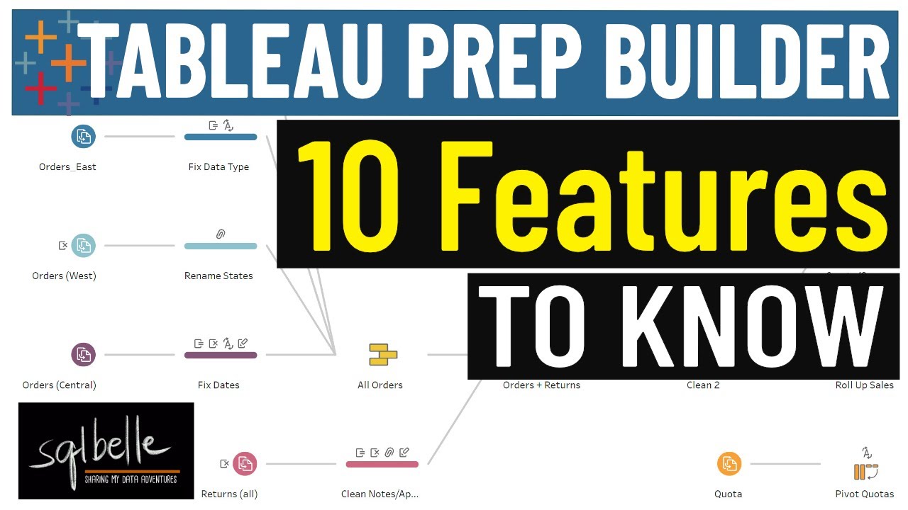 Tableau Prep — 10 функций, которые нужно знать для очистки данных