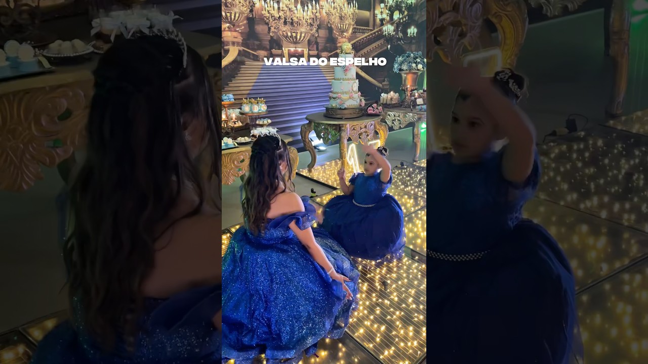 Valsa do espelho tend&ecirc;ncia das festas de debutantes #espelho #valsa #15anos #debutante #magico