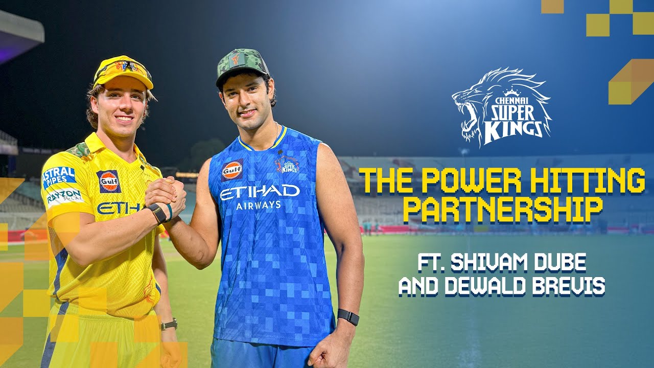 Power hitting and partnerships ft. Shivam Dube and Dewald Brevis | KKRvCSK | IPL2025