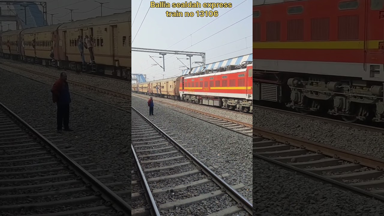 Ballia sealdah express। 13106 sealdah express। 