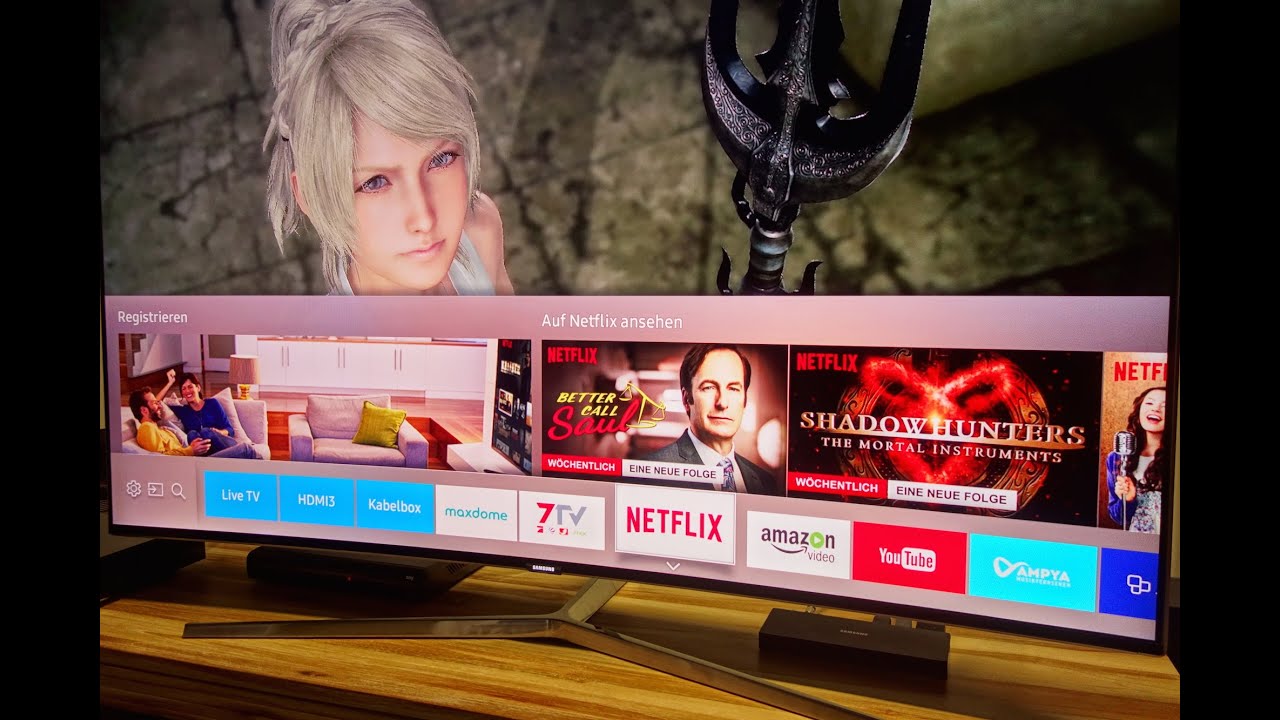 Samsung 55 KS9090 UHD HDR TV mit Quantum Dot im Testvideo