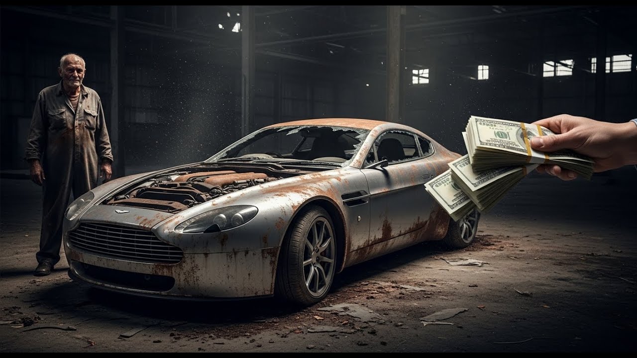 ASMR Car Restoration: This Abandoned Aston Martin V12 Vantage Was Left for Dead