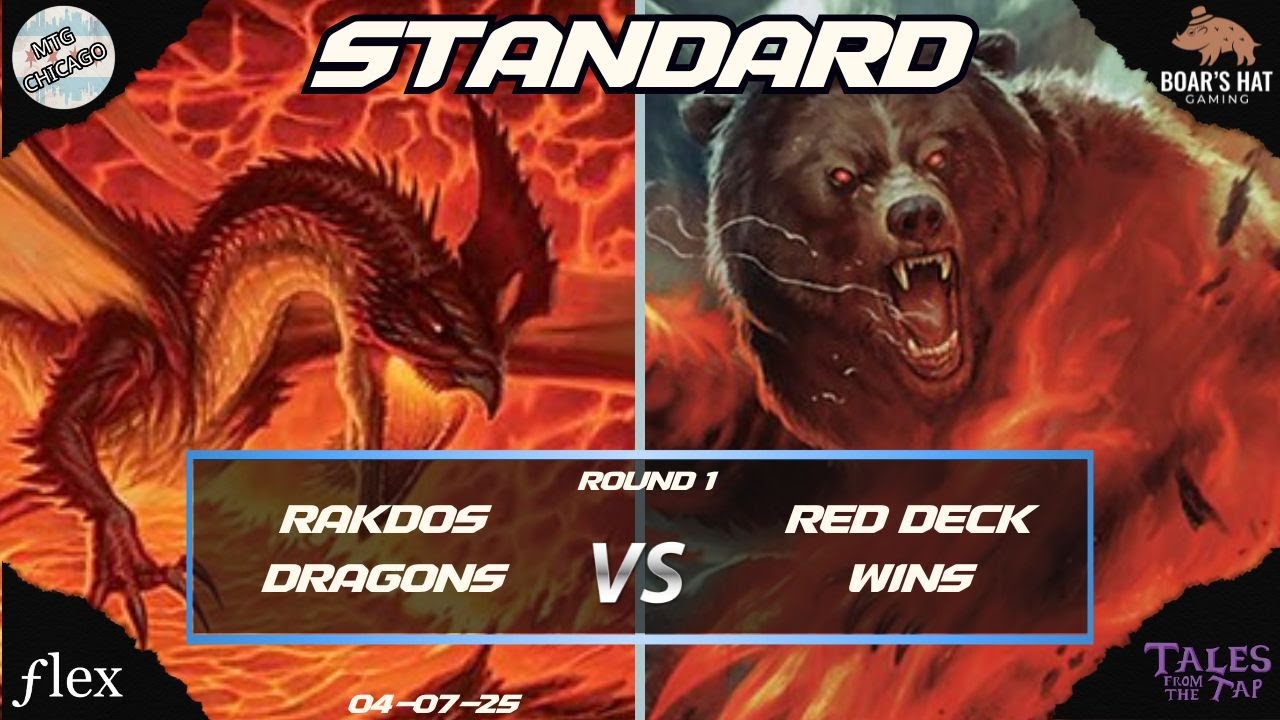 Rakdos Dragons VS Red Deck Wins [MTG Standard Round 1]