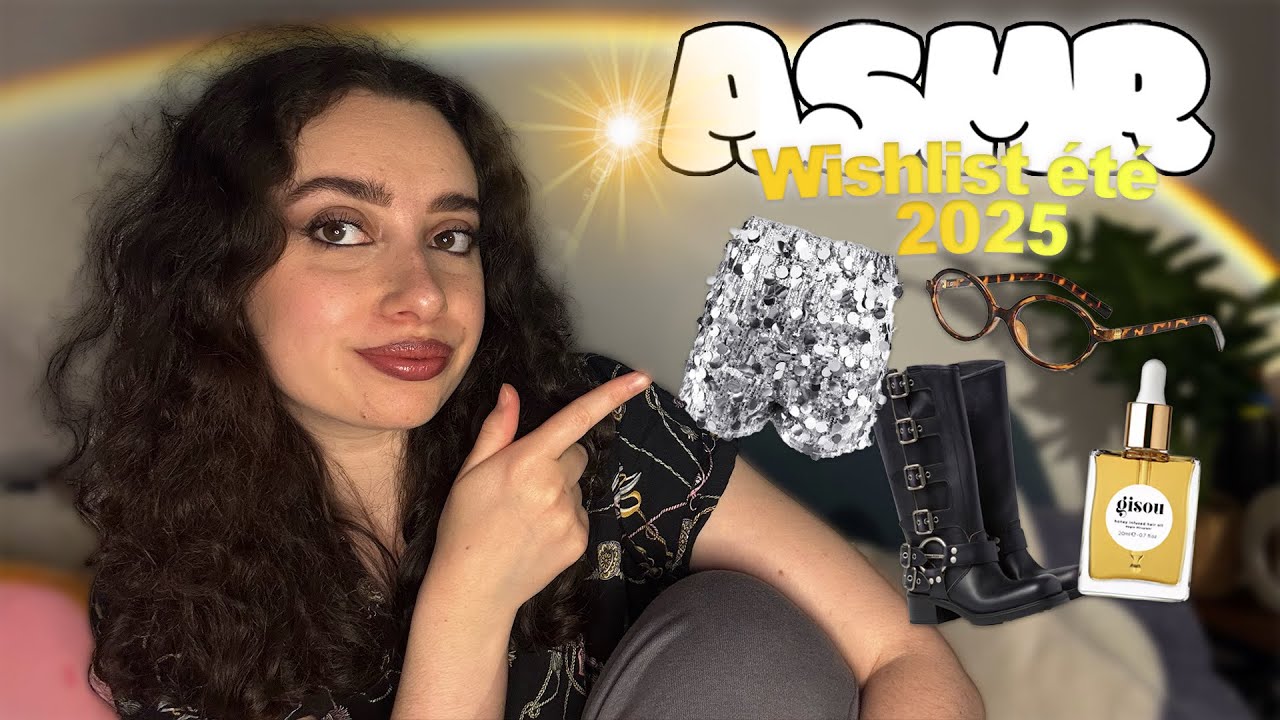 🌙 ASMR FRANÇAIS : MA WISHLIST POUR L'ÉTÉ 2025☀️ (chuchotement proche du micro)