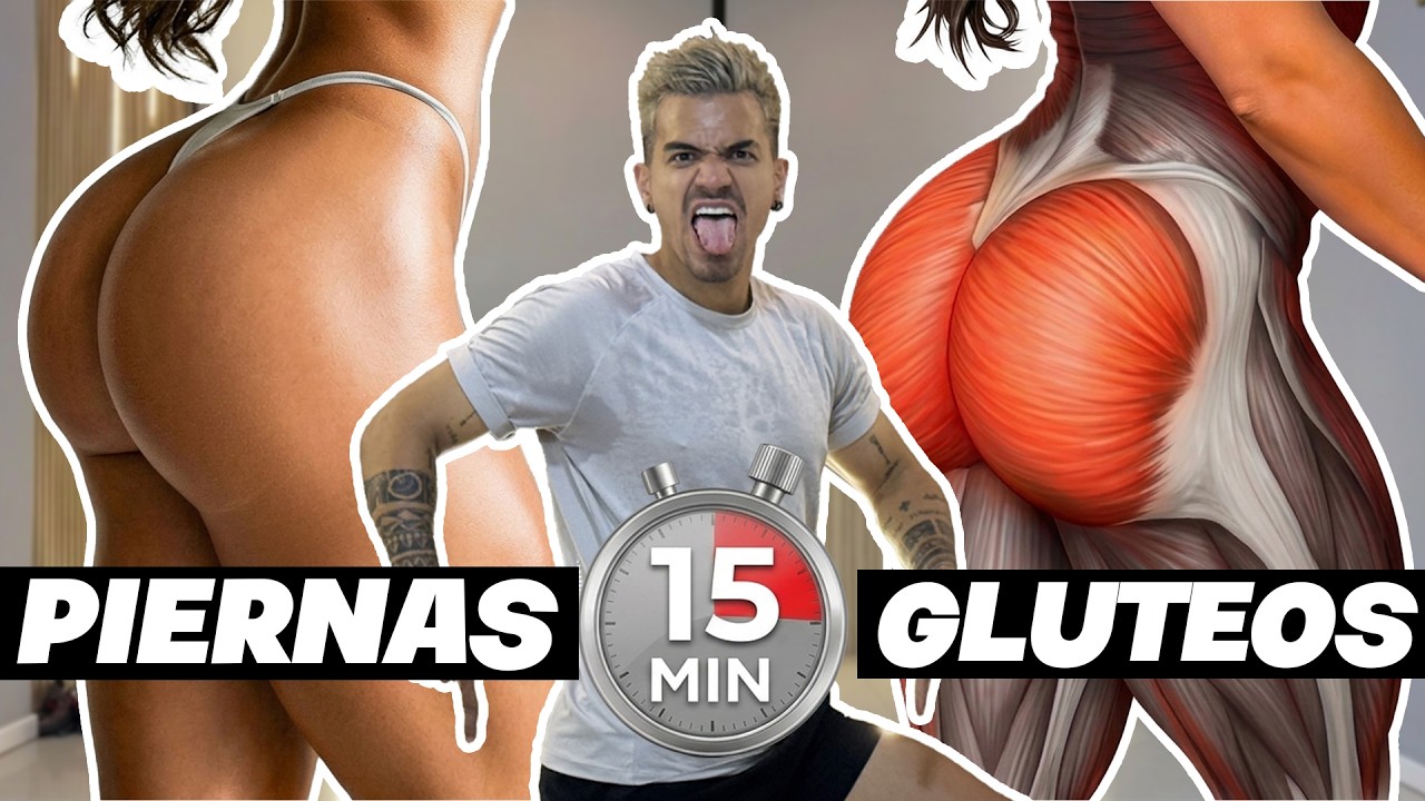 Rutina de Tonificaci&oacute;n para PIERNAS y GL&Uacute;TEOS en Casa | Resultados en 15 Minutos