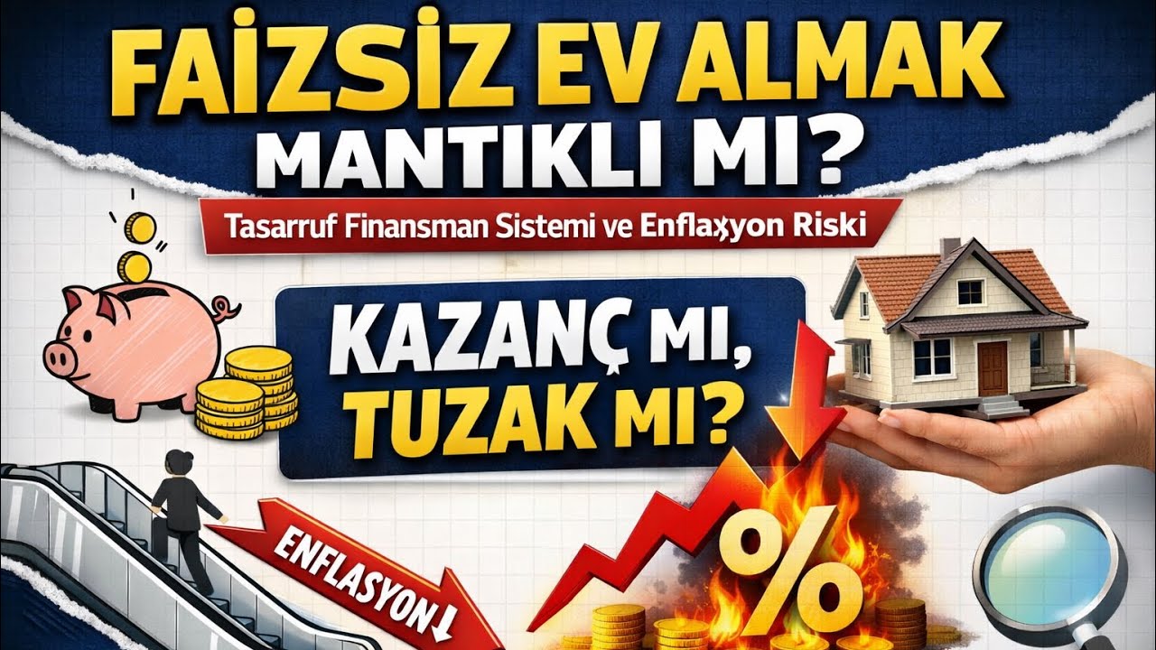 Faizsiz Ev Almak Mantıklı mı? | Tasarruf Finansman (Evim) Sistemi ve Enflasyon Riski