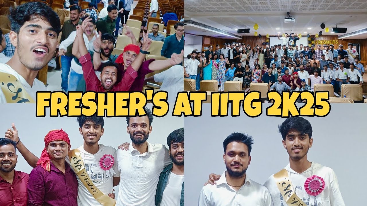 Fresher's at IITG 2K25 |A Night Full of Fun & Memories | Freshers Party IITG 💃🕺