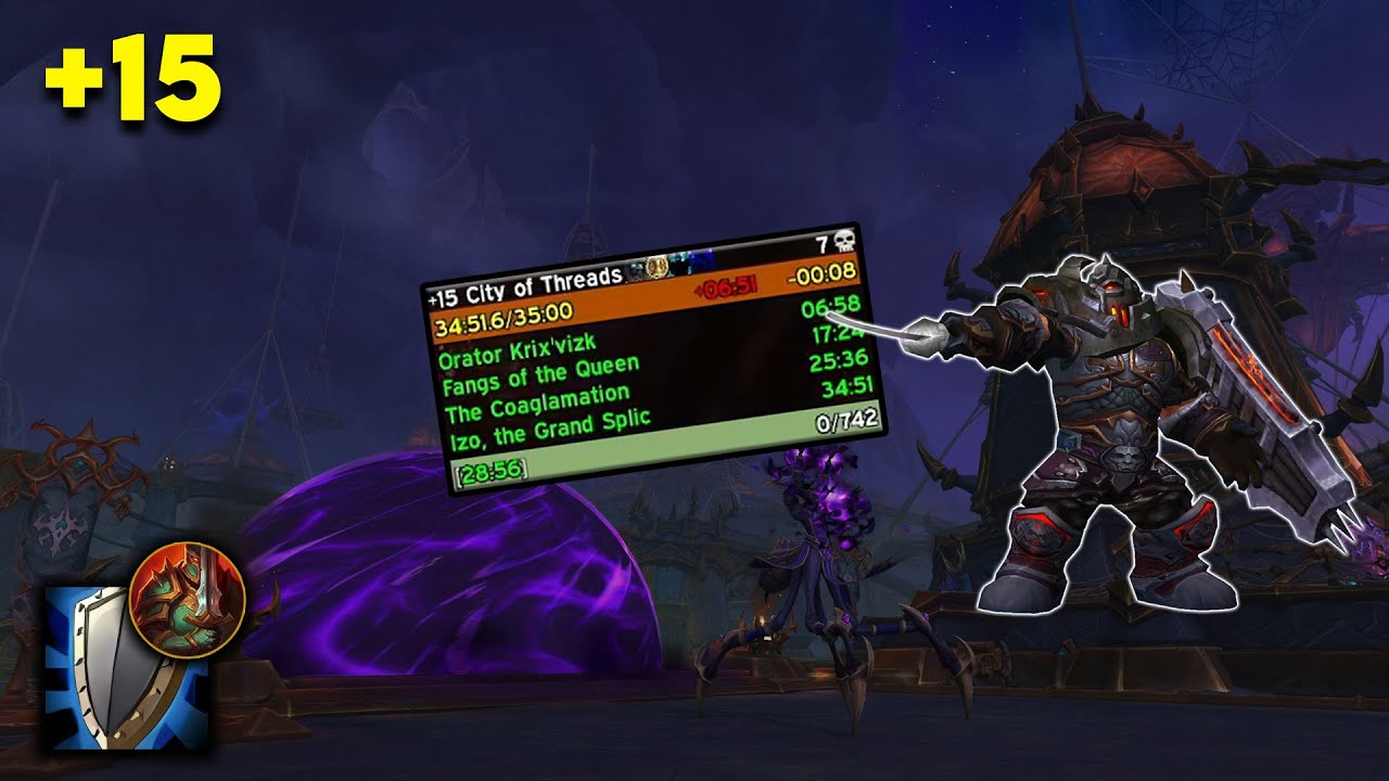 +15 City of Threads | Prot Warrior PoV | The War Within WOW