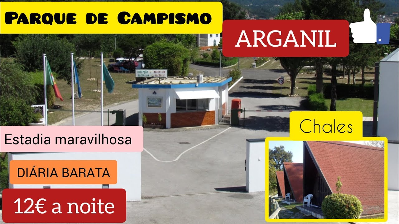 Parque de CAMPISMO de ARGANIL. CIDADE BARATA PARA MORAR EM PORTUGAL