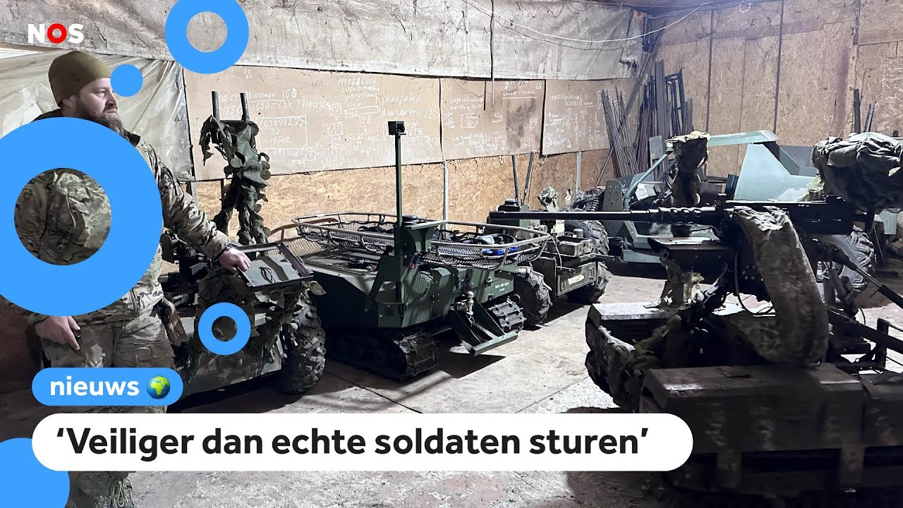 Deze robotkarretjes helpen Oekraïne in de oorlog tegen Rusland