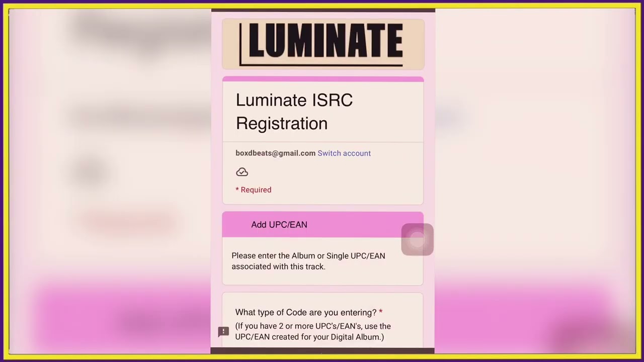 Quick Tutorials - Register UPC and ISRC codes with Luminate (formerly Nielsen SoundScan)